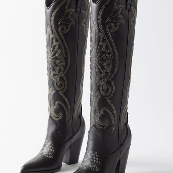 Steve Madden Lasso Cowboy Boot Size 8 Like New - Picture 3 of 4